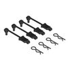 ARRMA Body Clip Retainer 1/10 Scale Black (4), ARAC3445