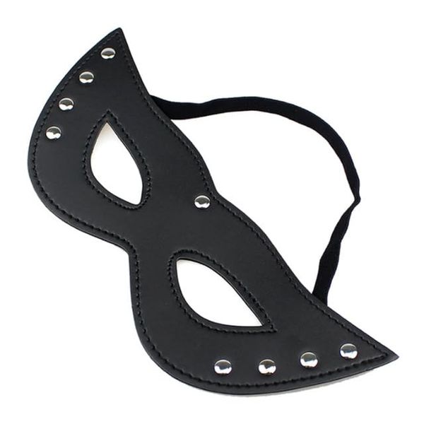 Black Studded Masquerade Eye Mask