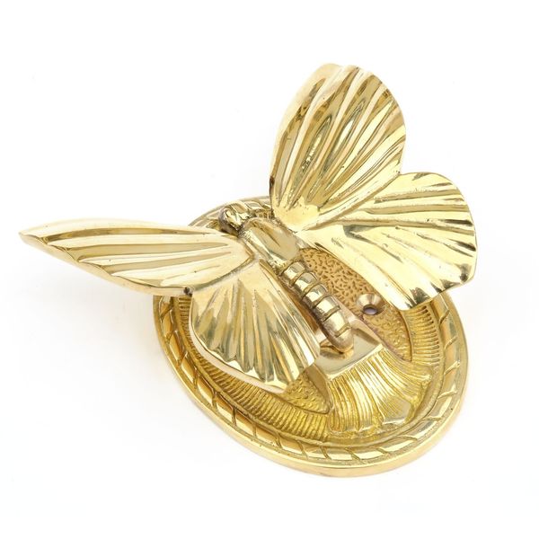 Castelion® Solid Brass Butterfly Door Knocker
