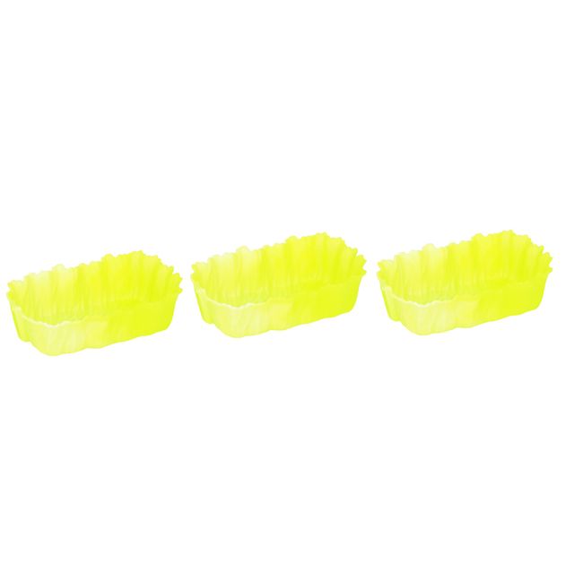 sinkatekku Antibacterial Lunch Cup Square bezikappu L Lettuce Pack of 3 Light Green