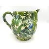Jungle Leaf Design Extra Large Dutch jug by Heron Cross Pottery