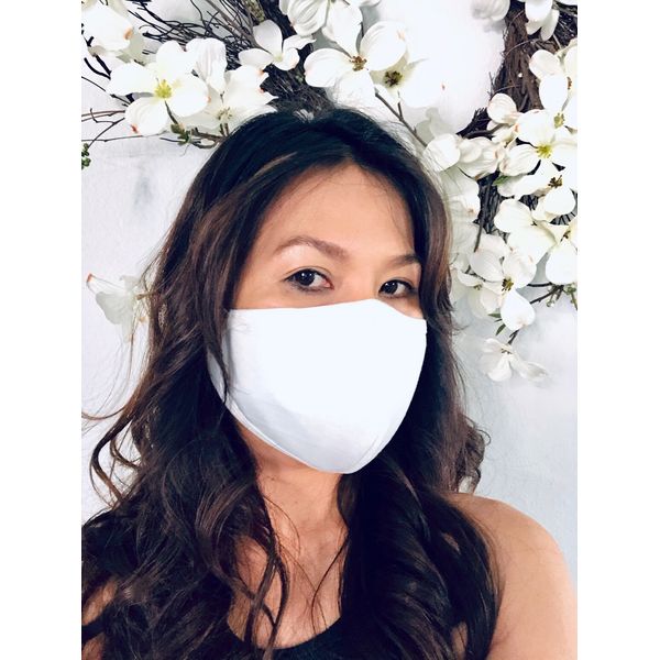 Antimicrobial Fluid Resistant Face Mask with Nano Silver-Copper Filter 2pk