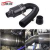 Universal Cold Feed Induction Kit Carbon Fiber Air Intake Filter Hose Tool