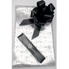 ShredAstic® 2 metres White Dot Florist Cellophane with 30mm Pull Bow (Black)
