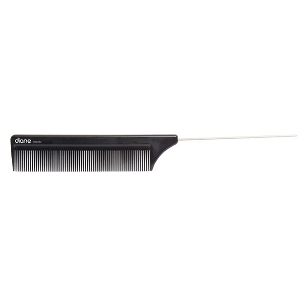Diane Ionic DDBC042bc042 Anti-Static Pin Tail Comb, Black, 12 count