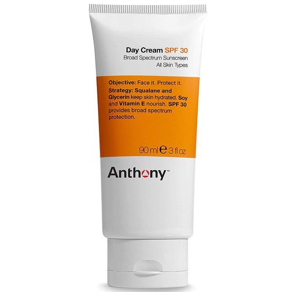 Anthony Day Cream SPF 30 Men’s Face Moisturizer with Sunscreen – Anti-aging Face Lotion and Broad-Spectrum Sunblock – Lightweight, Non-Comedogenic Formula for All Skin Types – 3 Fl Oz