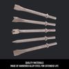 Craftsman CMXZTSG1056NB 5-pc Air Chisel Set, Silver
