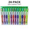 525 GUM Technique Deep Clean Toothbrush, Compact Head, Soft Bristles, 24-Pack