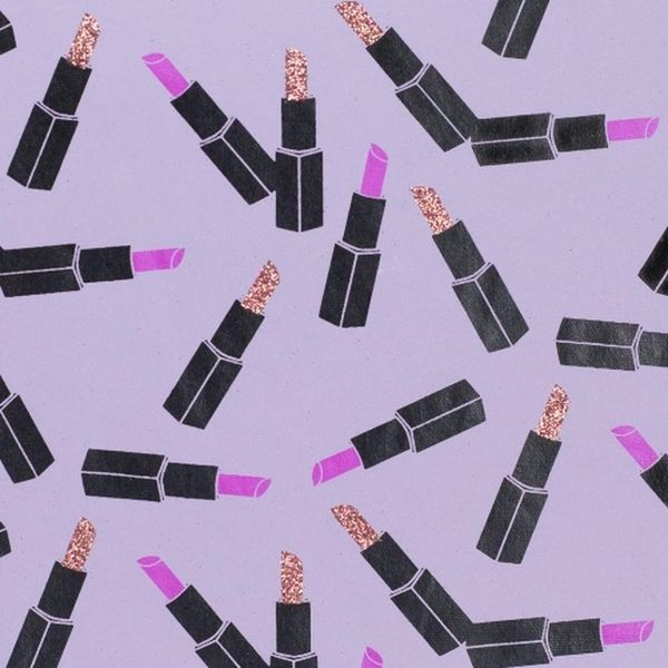 Lipstick – Lilac/Purple & Black Metallic/Purple Glitter