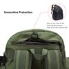 BASSDASH Fishing Tackle Backpack Water Resistant Tactical Bag Soft Tackle Box with Rod Holder and Protective Rain Cover
