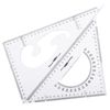 Triangular Ruler, 11.8 inches (30 cm), Drafting Set, Triangular Scale, Plastic, Drafting Supplies, Stationery, Office Use, For Exams, Ruler Set, Geometry, Drawing Tool