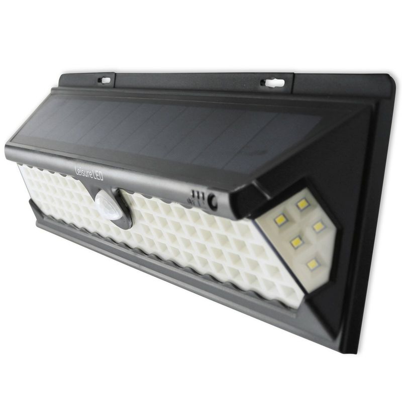 LED RV Motion Sensor Solar Exterior Porch Utility Light Fixture 86 LED ...