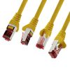 1CONN Cat6 network cable 5 x 2 m yellow Ethernet cable Lankabel Cat6 Lan network cable Sftp Pimf patch cable 1000 Mbit s