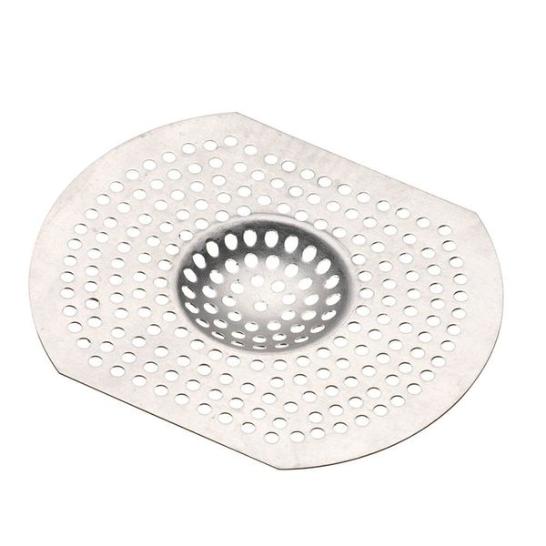 KitchenCraft Flat Sink Strainer / Shower Drain Hair Catcher, Aluminium, 13.5 cm