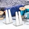 2pcs Zipper Jig Tools, Stainless Steel Zipper Pull Tool Quick Zipper Jig Sliders Zipper Pull Attachment Tool Zipper Pull Installation Tool