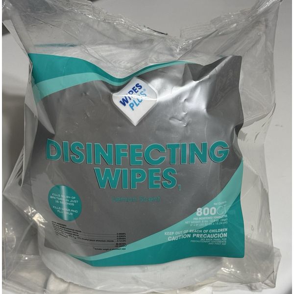 ONE WIPES PLUS Disinfecting Wipes - 800CT  LEMON SCENT