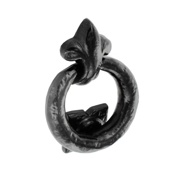 Securit Black Antique Front Door Ring Knocker 125mm (5")