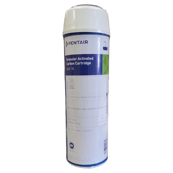 Pentek GAC-10 20 Micron Standard 10 Inch Undersink Carbon Water FIlter 155109-43