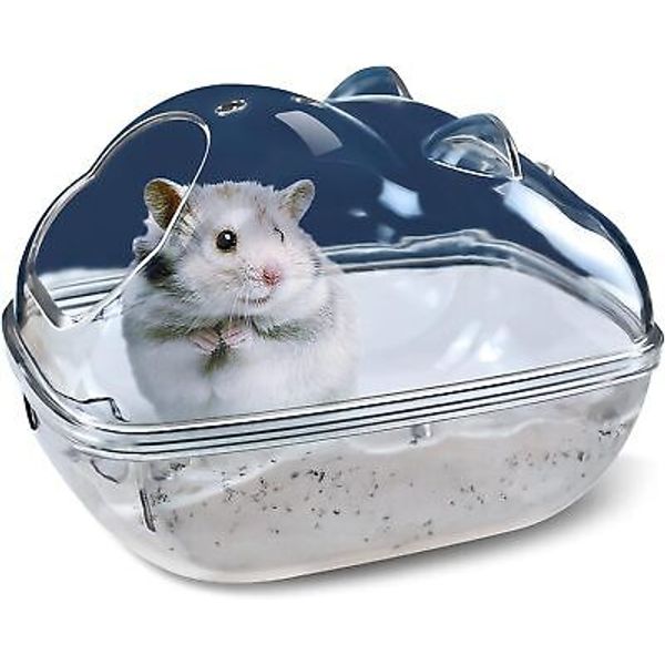 Hamster Bathtub,Hamster Bathroom,Small Animal Habitat S 5.1*3.6*3.6 inch