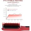 Hair Straightener Brush（Tomato Red）