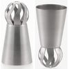 Yoshikawa SJ2646 3D Crown Base, Silver, 3 pcs