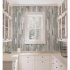 Barn Board Grey Thin Plank Wood Wallpaper Washable Strippable Non Woven Material