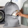 InnovaGoods Clepac Laundry Bag, Polyester, Grey, Grande