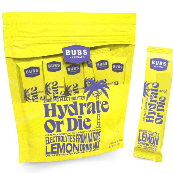 BUBS Naturals Lemon HoD 18-Count Bag