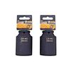 2 Pcs 1/2" Dr. Air Impact Socket Deep 6 Points CR-MO Metric 38mm 18091238