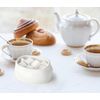 zeeooil Sugar Packet Holder 2 Pieces Ceramic Sugar Containers (White)