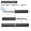 Treszen Double edged chef knife, convenient to carry cutting tool, double blade set