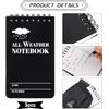 3 × " Waterproof Notepad Notebook with Weatherproof Pen and Fabric Notebook Cove