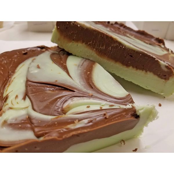 Home Made Creamy Fudge Chocolate Mint - 1 Lb Box