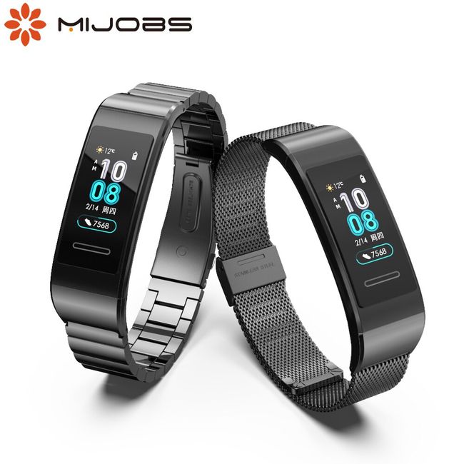 For Huawei Band 7 Strap Correa Huawei Band 7 Bracelet Smart Watch Wristband  Replacement Accessories Metal Stainless Steel