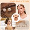 sourcing map 2Pcs Earring Backs, 4mm S925 Silver Bullet-Shape Locking Earring Backs Replacements for Studs Posts, Rose Gold