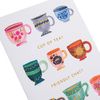 Hallmark General Support Card - Gold Foiled Cups 'Good Mail' Design