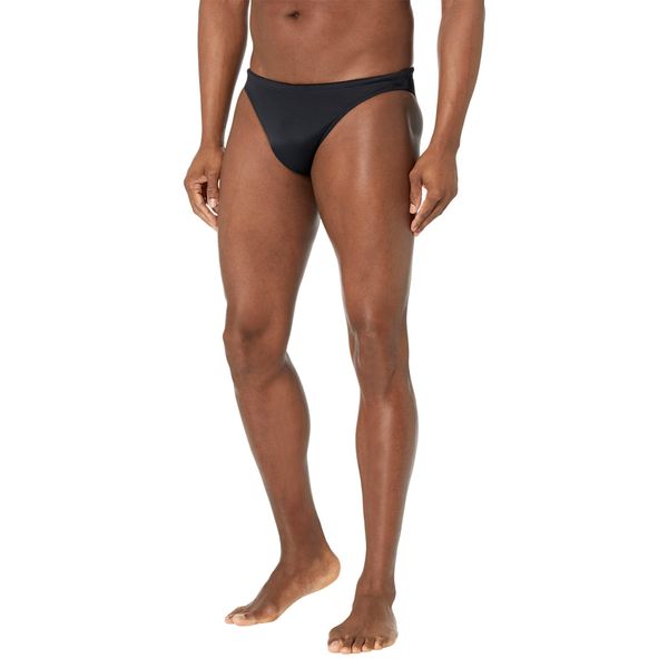 WUKX Men's Slip de bain Micro SEA Life Swim Briefs, Noir, L