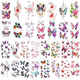 10Pcs Butterfly Iron on Patches, Realistic Colorful Embroidered Butterfly  Applique Decoration for DIY Jeans,Jacket,Clothing,Bag,Arts Craft(10 Pcs)