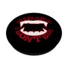 Vampire Teeth Halloween Night PopSockets Swappable PopGrip