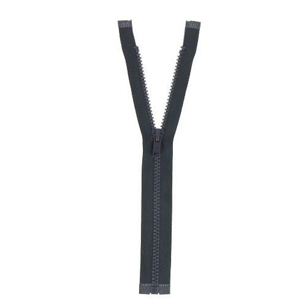 No.5 Injected Zip - 35 cm - Charcoal Grey