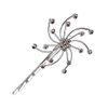 Katarina Silver tone Crystal Hair Clip