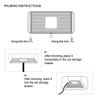 Car Wireless Fast Charger Pad Cordless Phone Charging Mat Nonslip iPhone Android