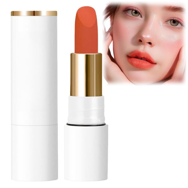 Bi-sou Balm,Waterproof Bi-sou Balm Lipstick,Sheer Matte Lipstick,Moisturizing Tint Lip Balm,Lip Balm,Lipstick Long Lasting,Red Lipstick,Matte Lipstick,Lip Stain Long Lasting,Dark Red Lipstick,833#