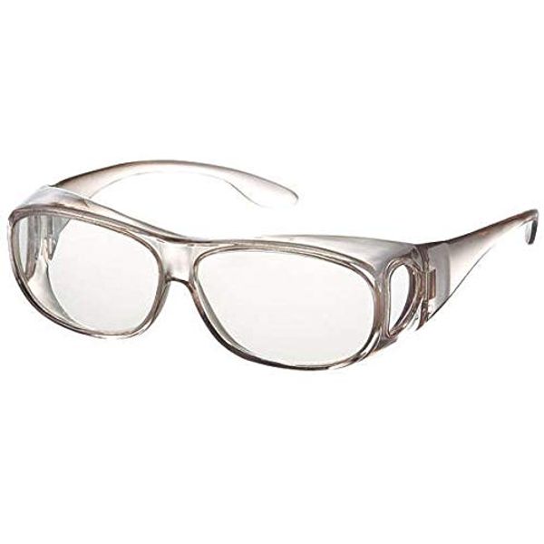 [Pollen Prevention Glasses] [UV Protection] Squishy On Glasses, Light Brown