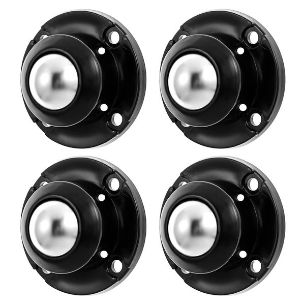 4 Stück Kugelrollen Sselbstklebendes Möbelrollen Möbelgleiter Für Schwere Möbel Kugelrollen Für Möbel Universal 360 Moving Wheels Kugelrollen Schwerlast Mit Füßen Schrauben Für Transport Möbeln