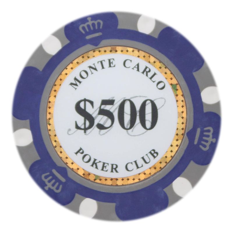 MBGBrybelly Hi-Roller Poker Chip Set in Acrylic Carry Case