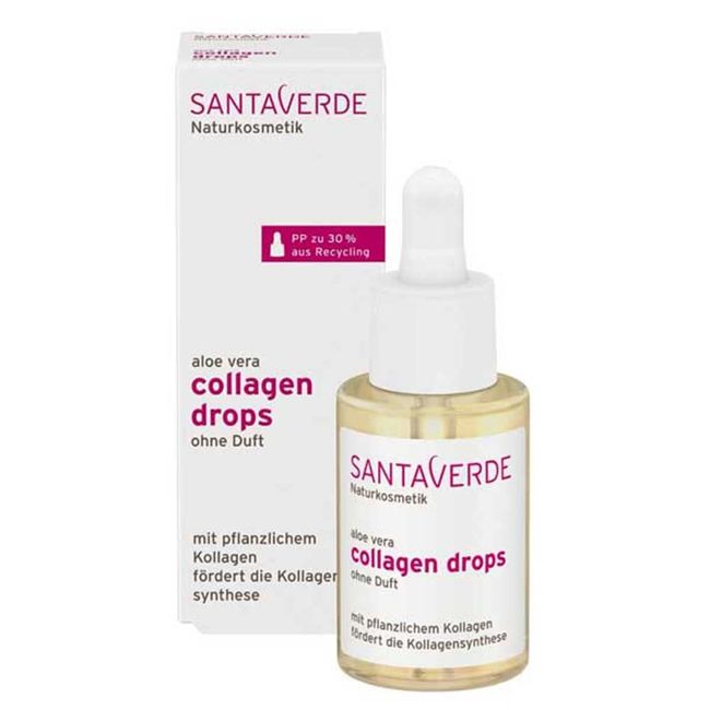 Santaverde Aloe Vera, Collagen Drops, 30ml (2x30ml)