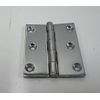 Chrome Plated 3" x 2-1/2" Butt Hinge Solid Brass