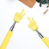 2 Pcs Retractable Teacher Pointer Finger, Telescopic Hand Pointer Teacher Pointers for Classroom, Extendable Pointer Finger Pointer Stick Elementary School Kindergarten Teacher Supplies (Yellow)