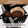 BRIKINTE Disposable Coffee Paper Filters, 100 Pcs #4 Cone Replacement Filter for Ninja Coffee Maker